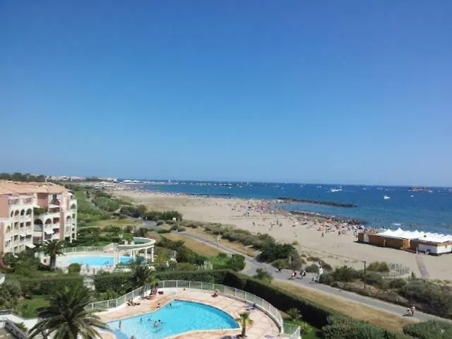 58 M 2 En 1 Ere Ligne ,vue Panoramique ,2 Terrasses Dont Couverte Résidence Le Sunset * Agde