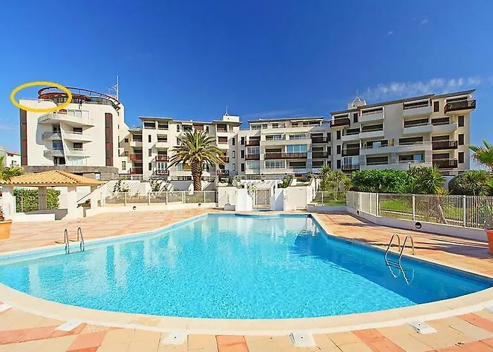 58 M 2 En 1 Ere Ligne ,vue Panoramique ,2 Terrasses Dont Couverte Résidence Le Sunset Appartamento Agde